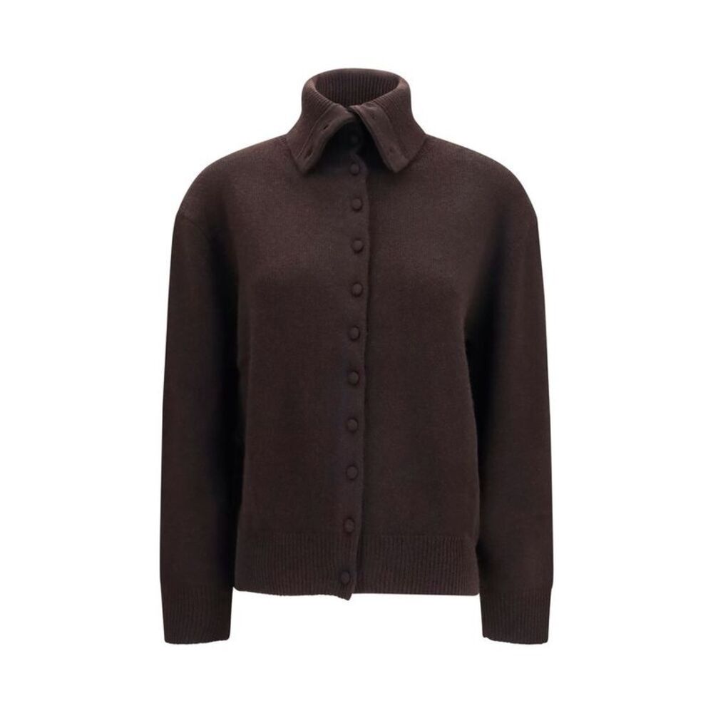 Lisa Yang Brown Cashmere Women's Cardigan